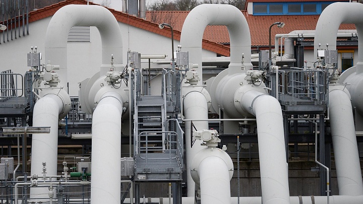"Газпром" сообщил о рекордных темпах отбора газа из хранилищ в Европе